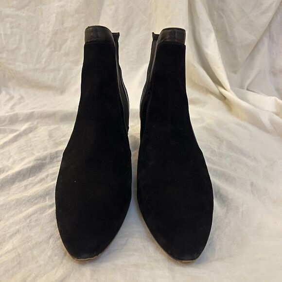 Sarah Flint Ankle Boots - 42 (US 11) - Black with Block Heel - Picture 6 of 8